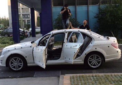 汽車、船模等大型物體掃描